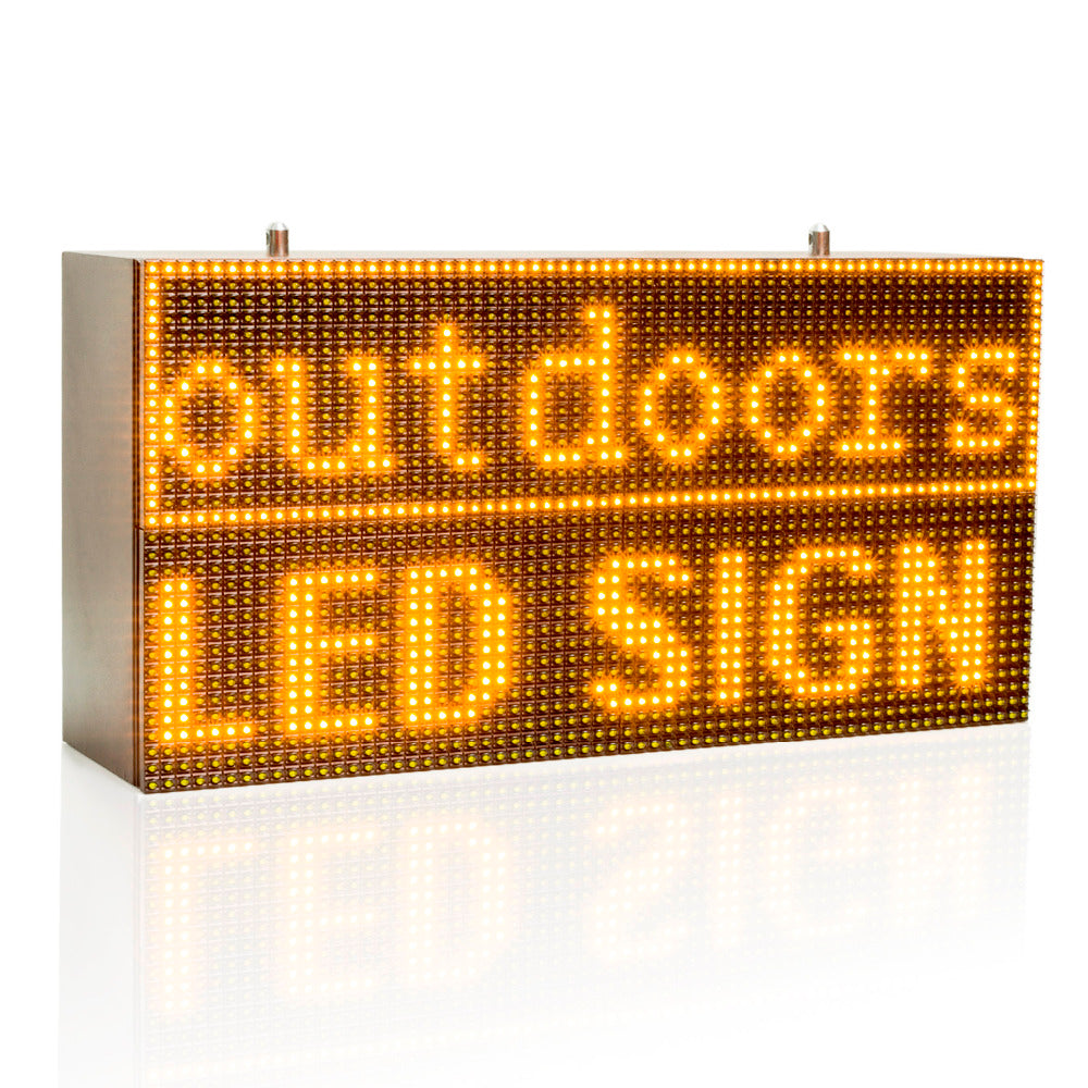 led sign programming software no control card