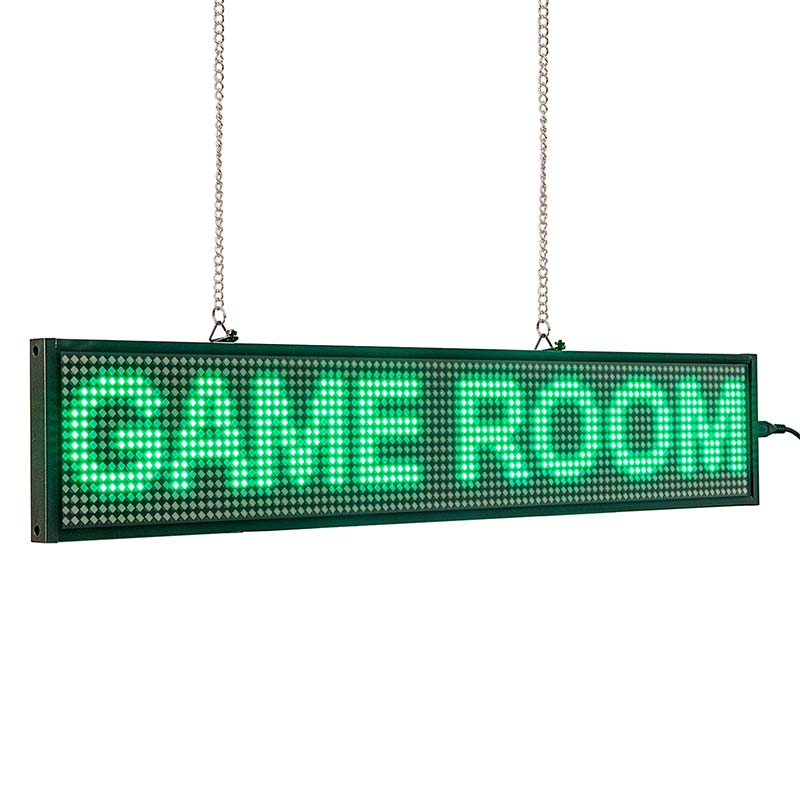 Leadleds Green Message Board Indoor Scrolling Led Sign Wi