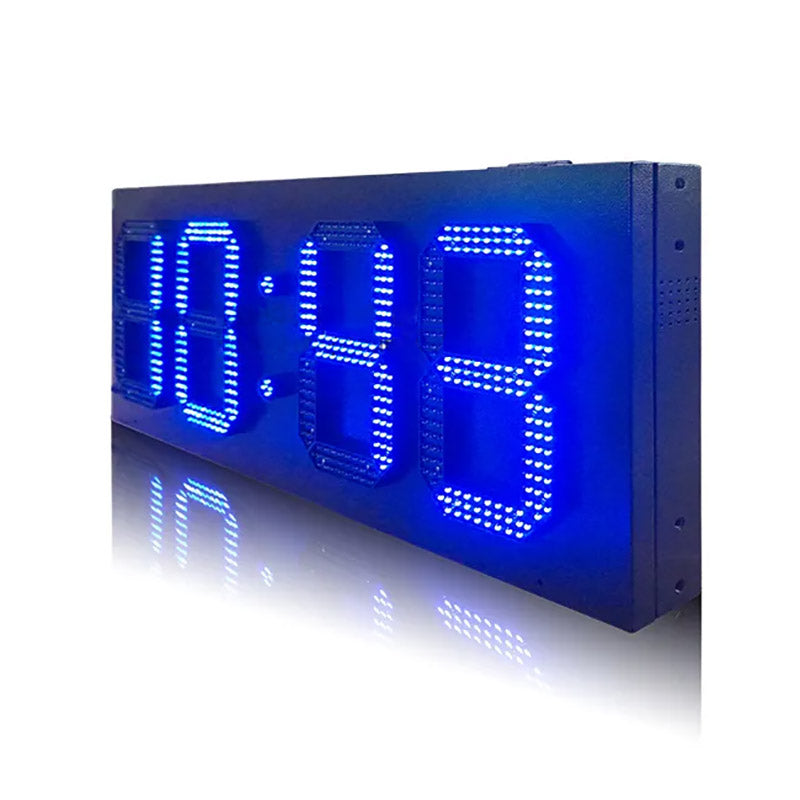 Leadleds 10 in 4 Digits Sign Outdoor Time Temperature Digital Display