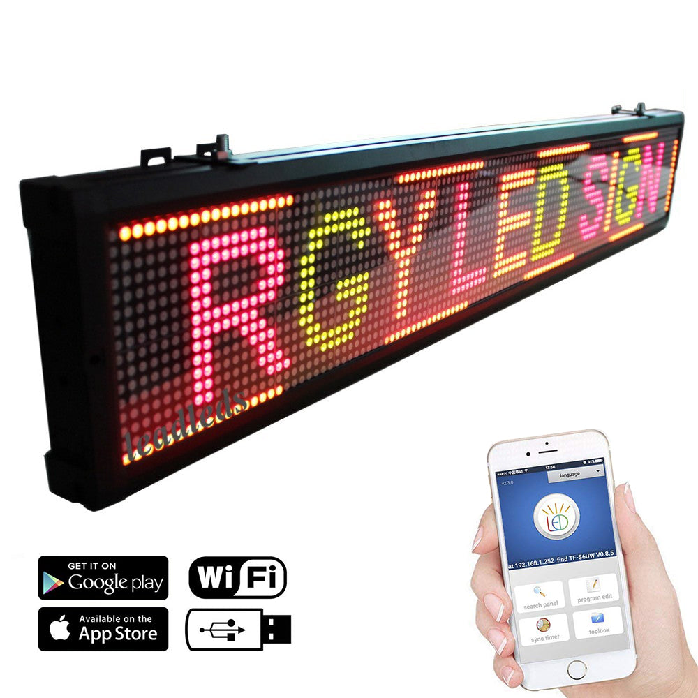 free led sign board programming software