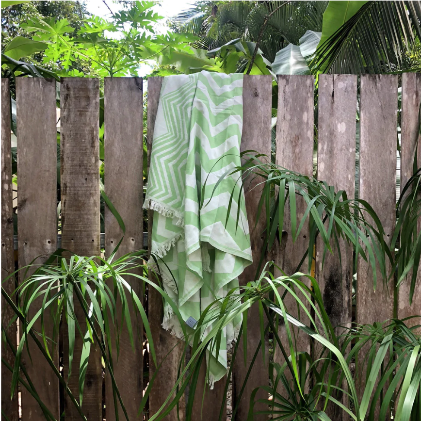 upcycled sustainable beach towel