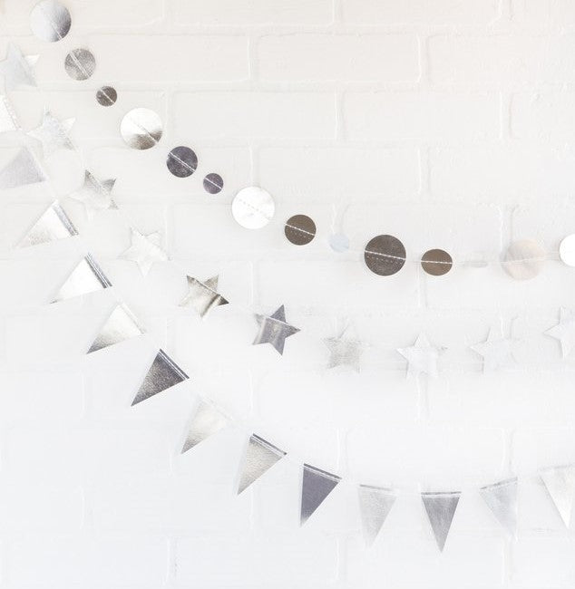 triangle paper garland