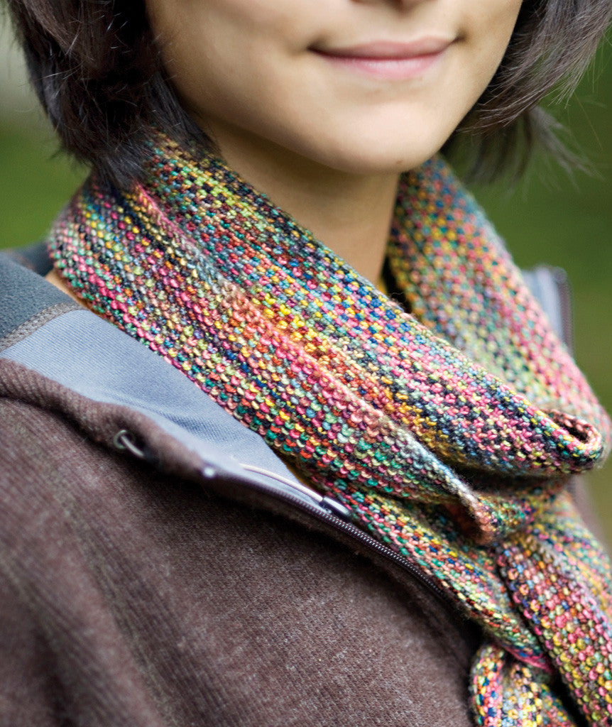 linen knit scarf