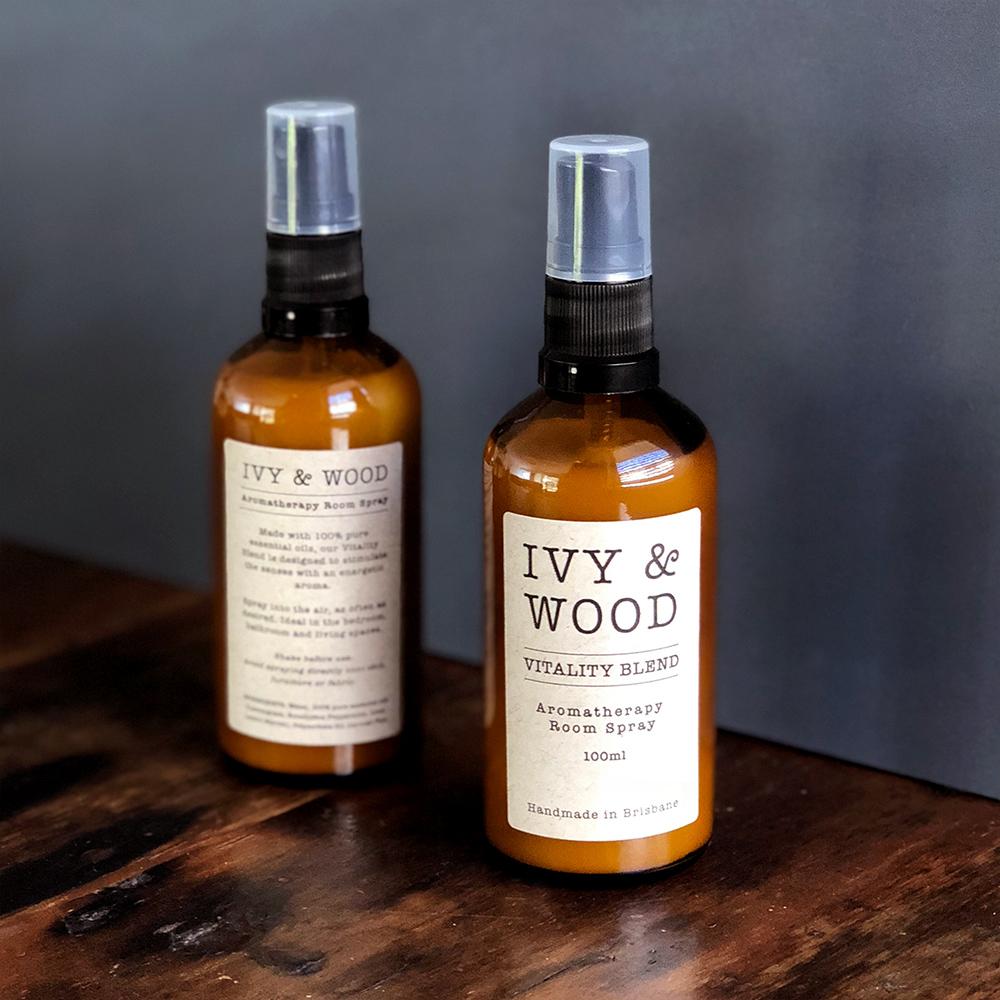 Room Spray With Pure Essential Oils In Vitality Ivy Wood