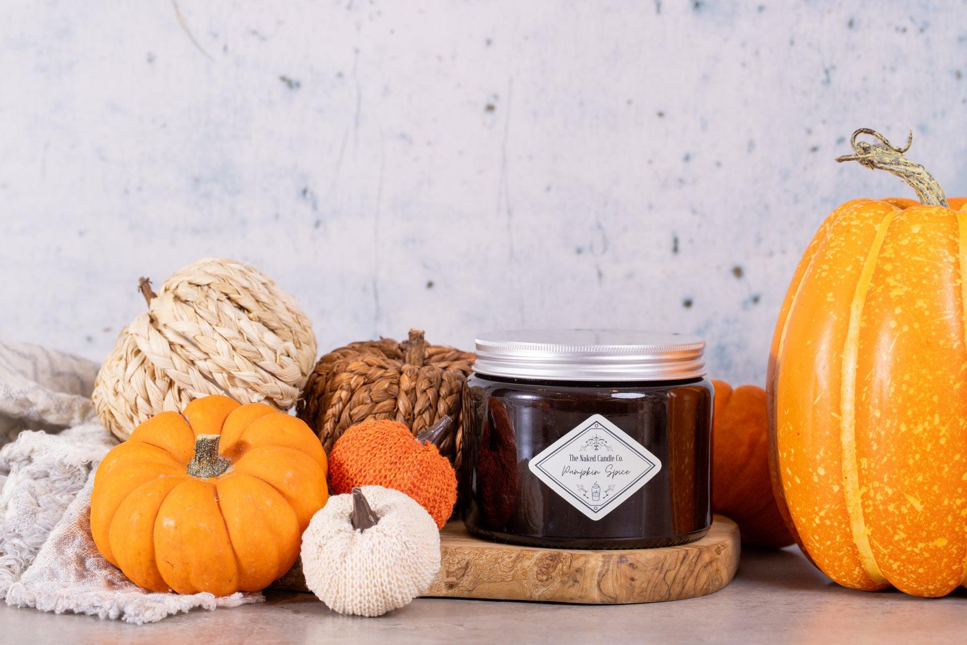 Double Wick Candle - Pumpkin Spice - TheNakedCandleCo product image