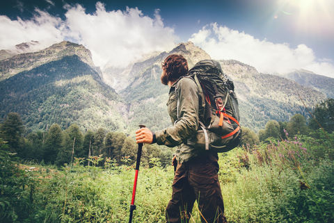 Man Hiking