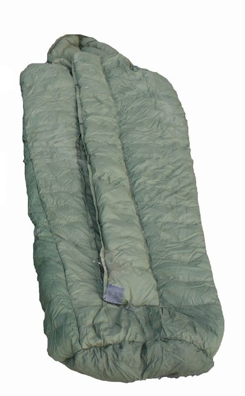 down filled sleeping bag