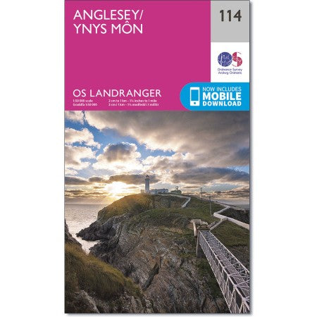 Anglesey/Ynys Mon OS Landranger 114