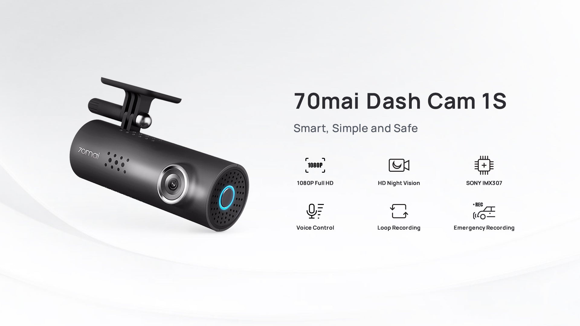 Pebish Necessities Appel til at være attraktiv 70mai 1S Dash Cam 1080P Full HD App&Voice Control Cam – 70mai Official Store