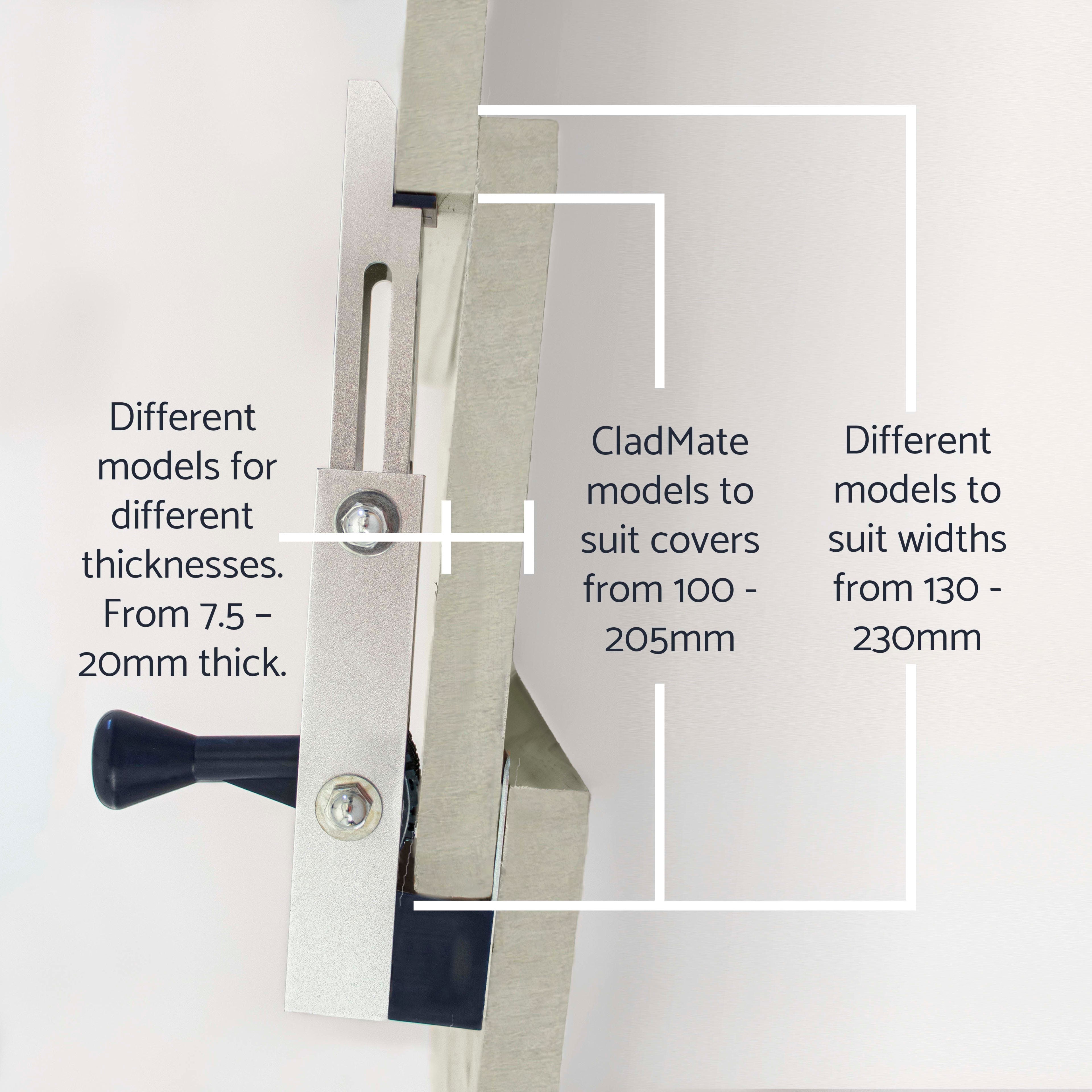 CladMate Weatherboard Clamp for Replacing Weatherboards