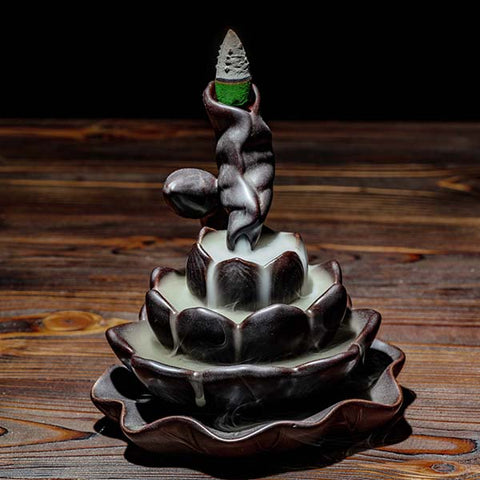 Backflow Incense cone & burner