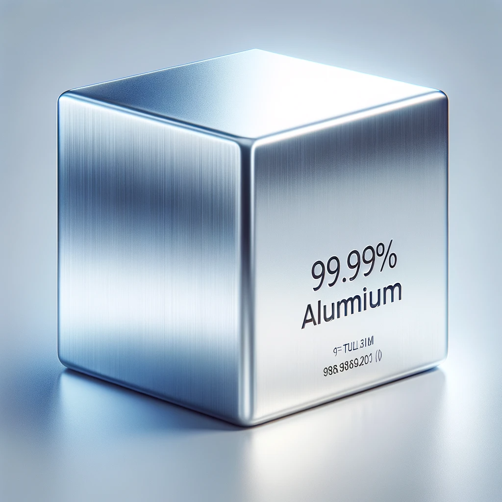 99.99% Alumium cube