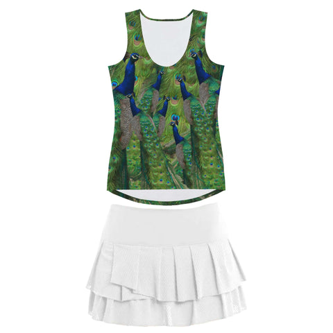 Peacock Tennis Tank Top