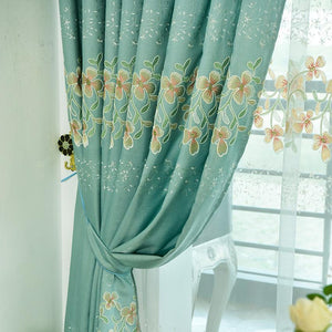 Valance And Blackout Curtain Sheer Window Curtain For Living