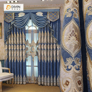 Valance And Blackout Curtain Sheer Window Curtain For Living