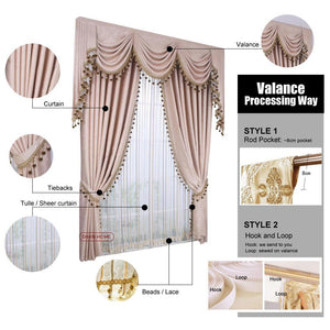 valances for living room windows