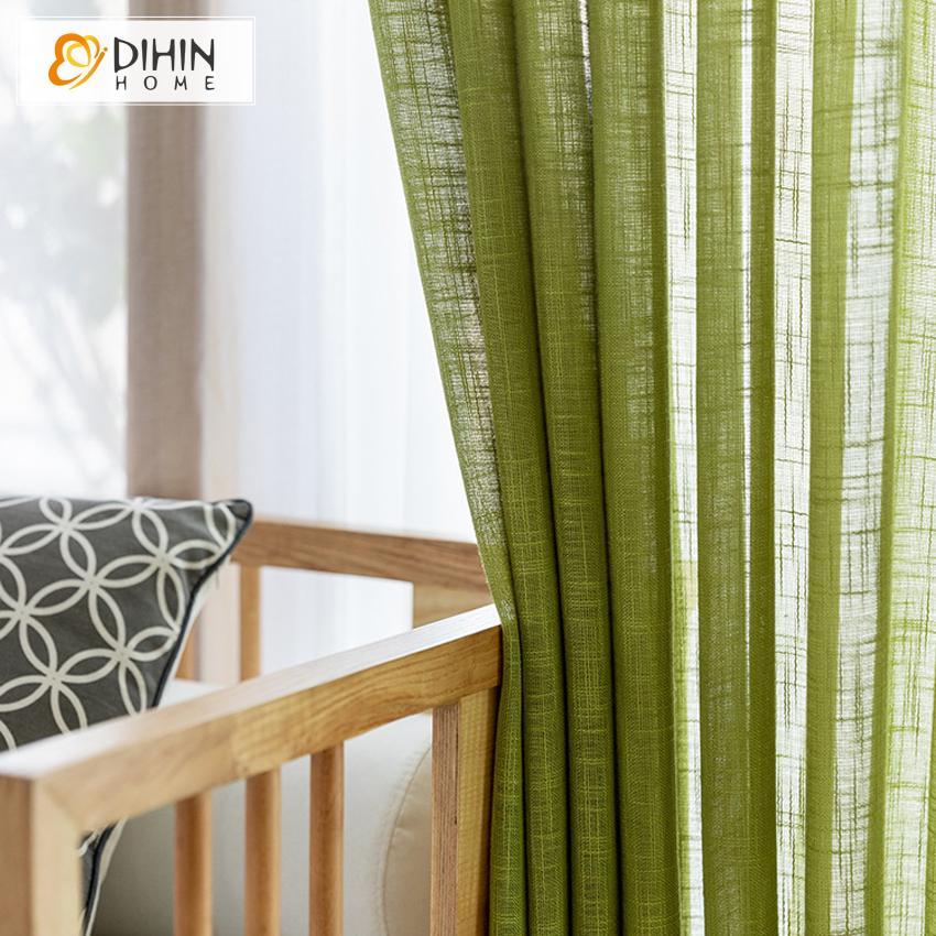 Sheer Curtain Blackout Grommet Window Curtain for Living Room ...