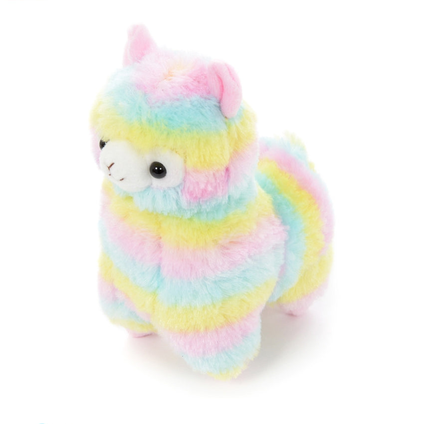 peluche lama arc en ciel