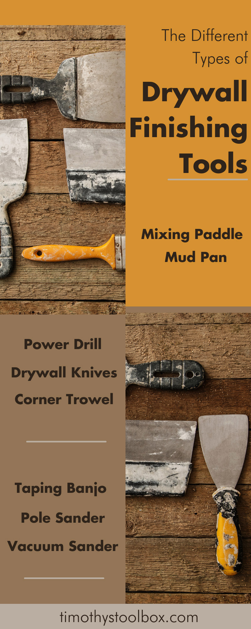 The Different Types of Drywall Finishing Tools