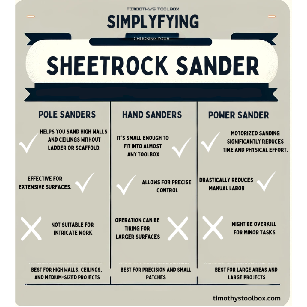 sheetrock sander buying guide