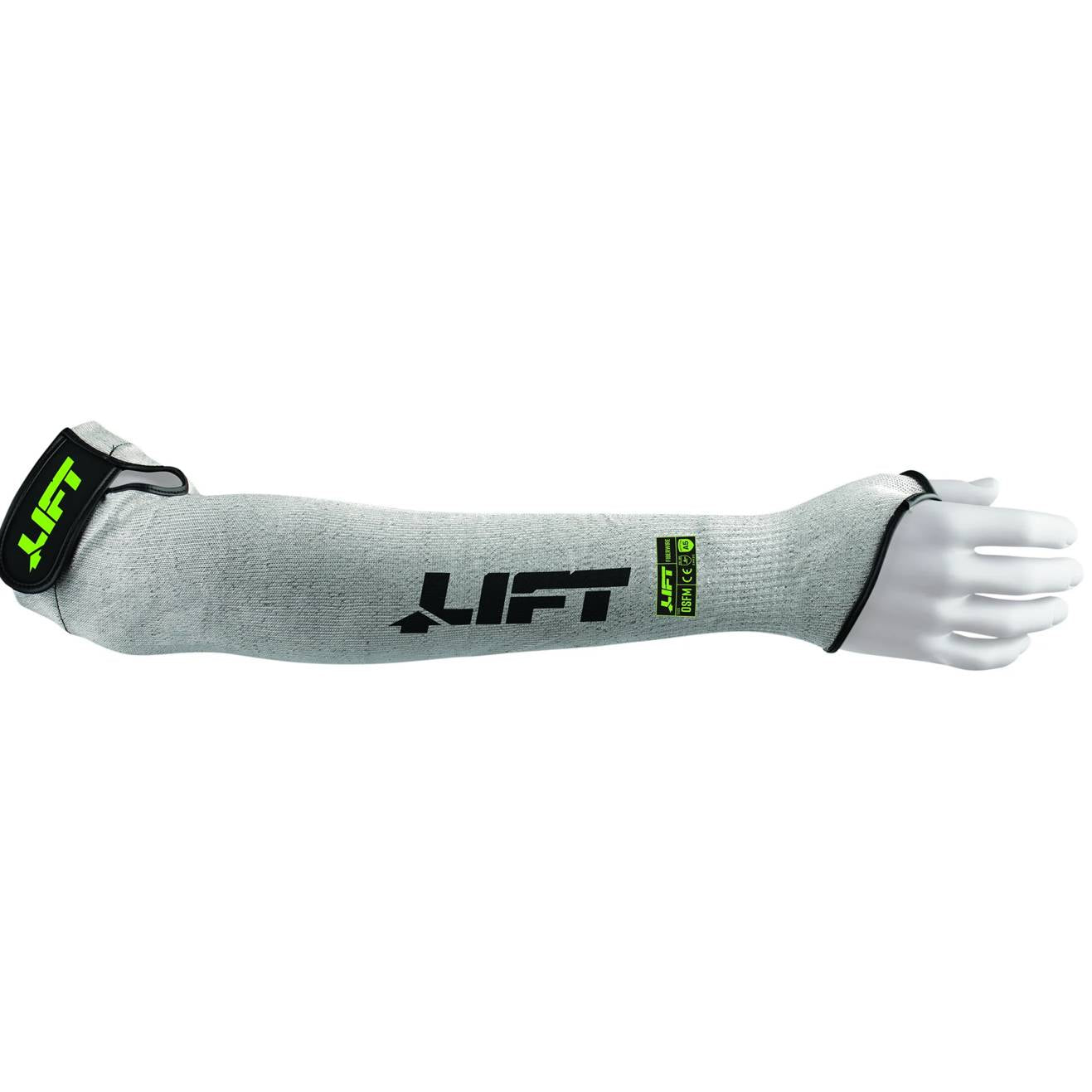 Lift Safety Fiberwire Cut 5 Sleeve with Velcro Closure