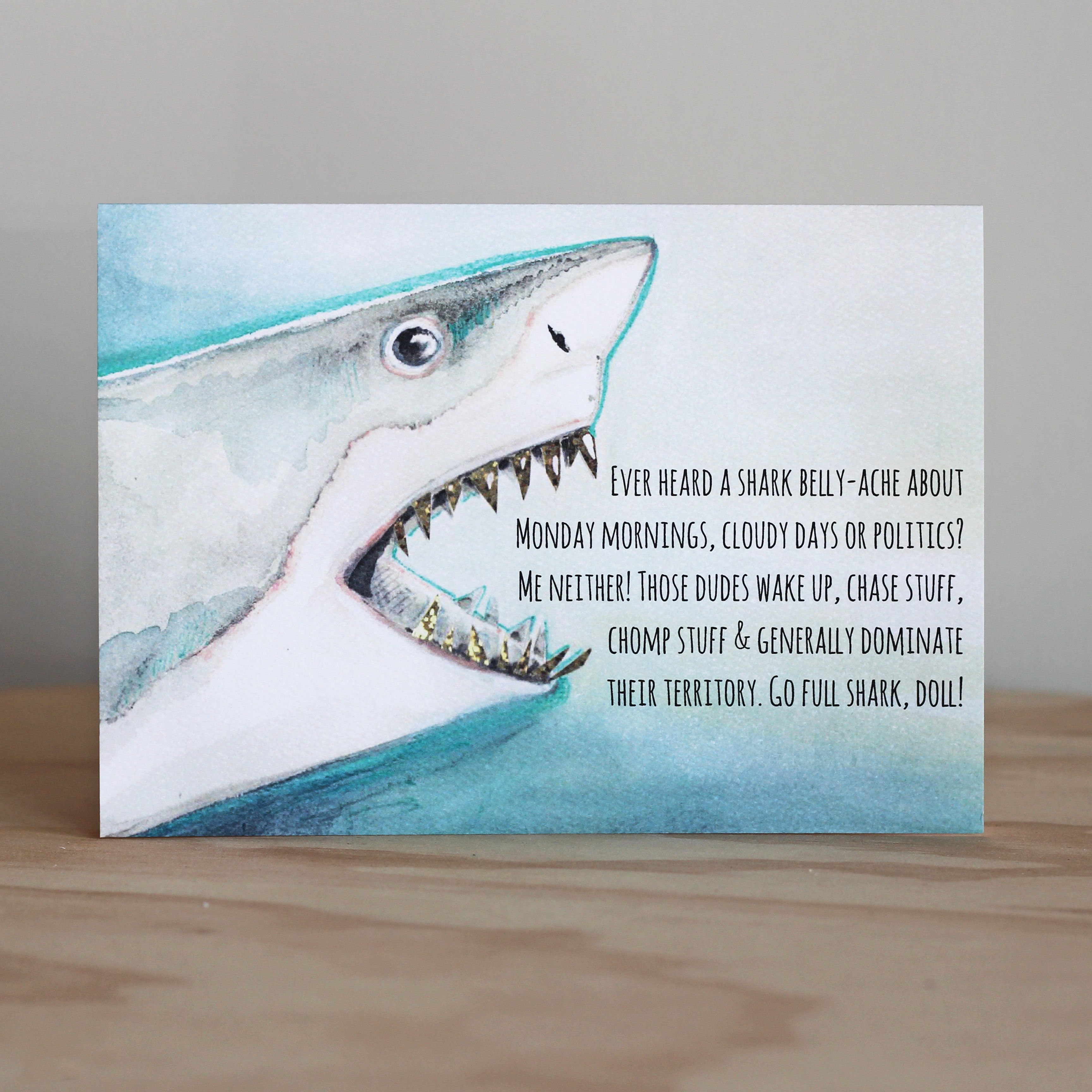 Be Yourself Or Be A Shark If Yourself Is A Art Print, 49% OFF