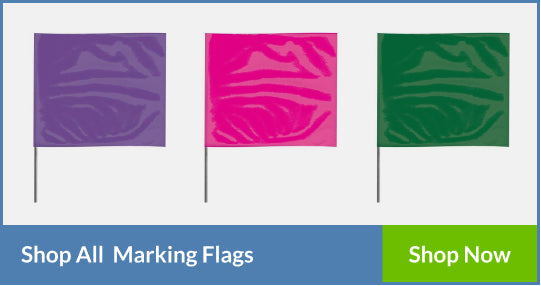 Solid Color Marking Flags
