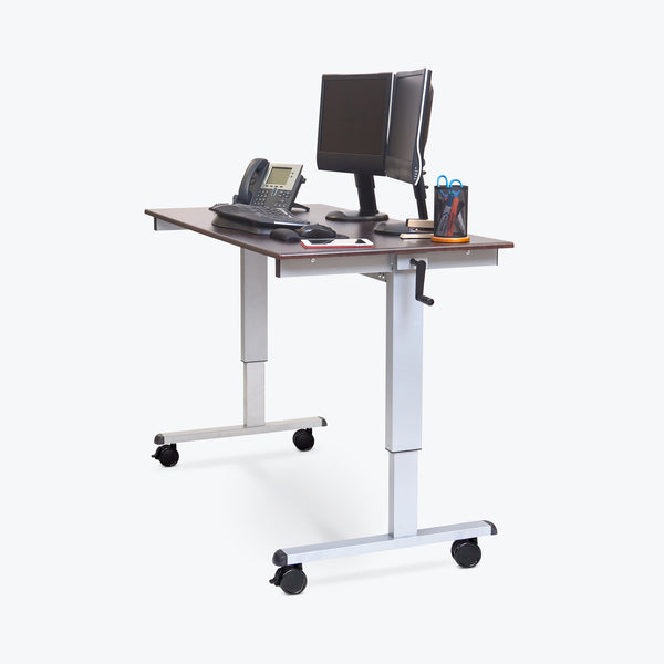 Buy Luxor Height Adjustable Stand Up Desk 59 W X 29 5 D X 29 H To