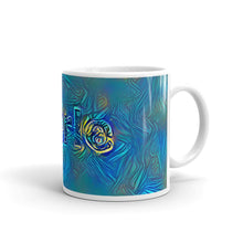 Load image into Gallery viewer, Merle Mug Night Surfing 10oz left view