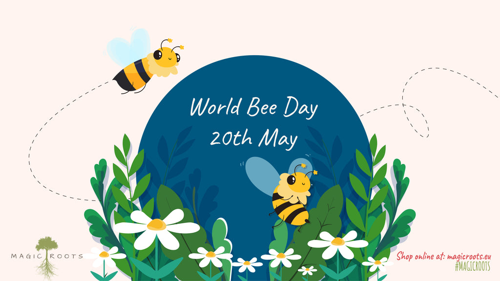 Happy World Bee Day Magic Roots