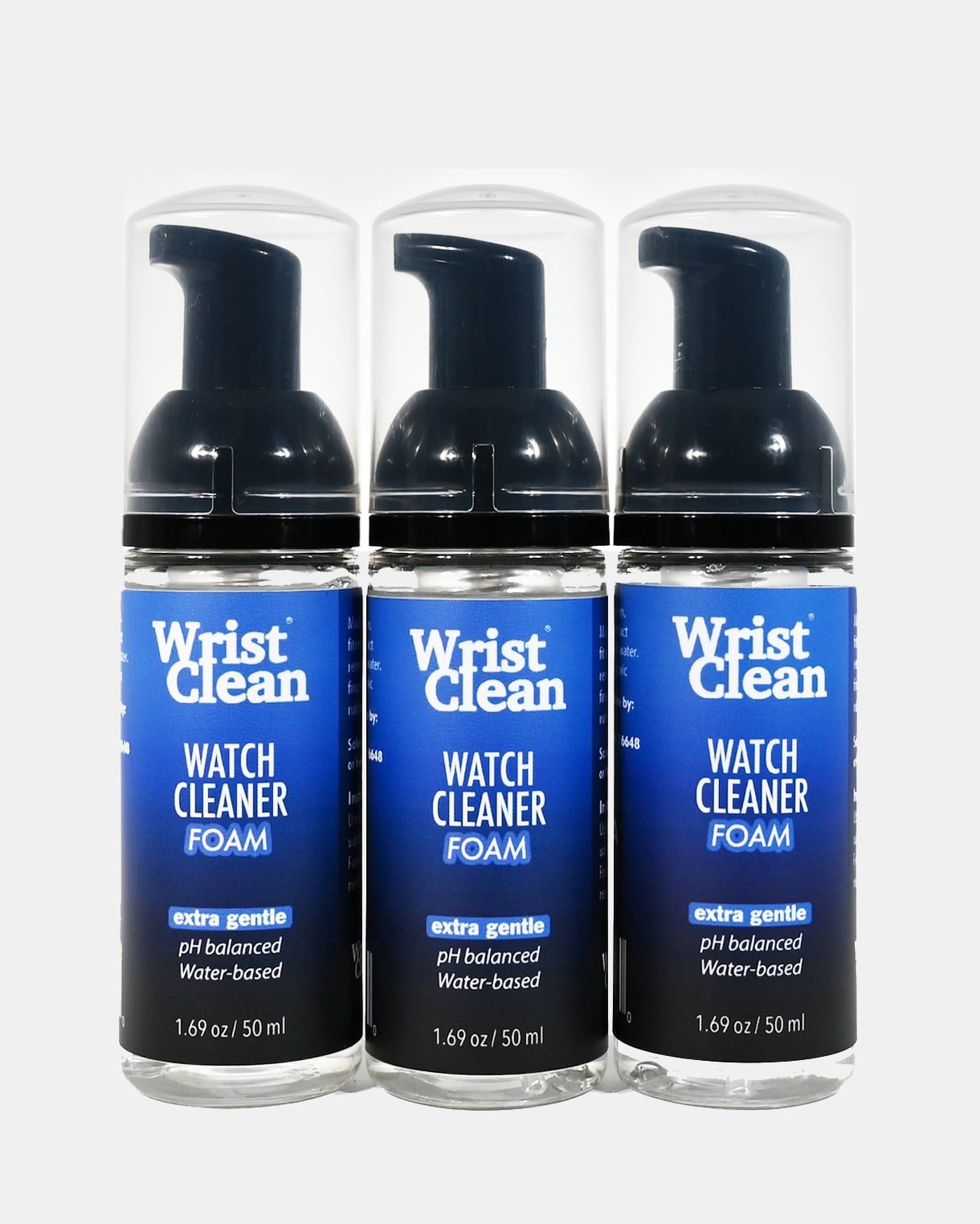  WRISTCLEAN Watch Cleaning Kit - Watch Cleaner 50ML Foam & 4oz  Refill - Includes 2 x 10 x 10 Large Watch & Jewelry Cleaner Cloth, Soft  Watch & Jewelry Cleaning Brush 