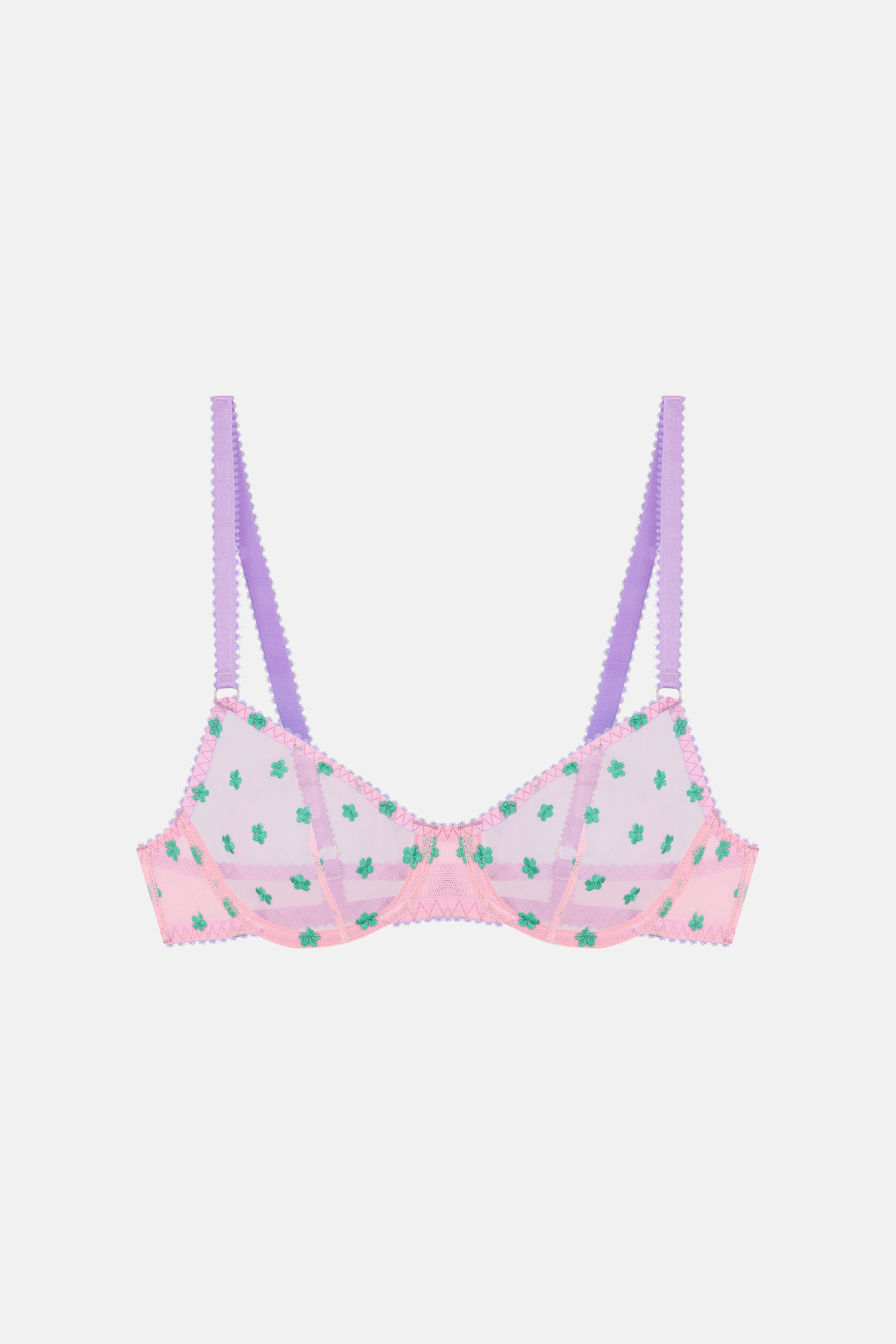 Embroidered Jersey Bra for Women and Girls