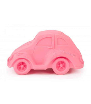 Oli & Carol Barcelona-CARL THE CAR - Pink 西班牙Oli & Carol天然橡膠牙膠及沖涼玩具