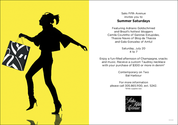 Summer Saturdays at Saks, featuring Taudrey
