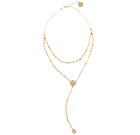 taudrey thats darling lariat charm necklace Courtney Inkpen