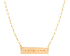 taudrey skinny roman numeral plate