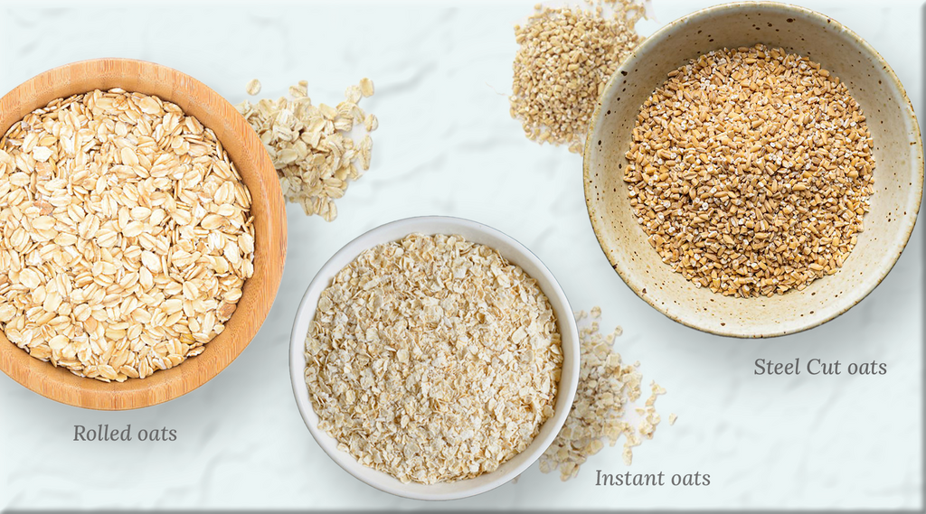Rolled vs Steel Cut vs Quick Oats: How Do They Differ? – Monsoon Harvest