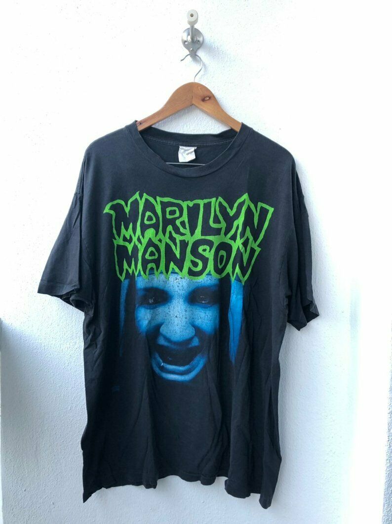 Vintage Marilyn Manson 1994 Band T-Shirt Reprint XL A676 ...