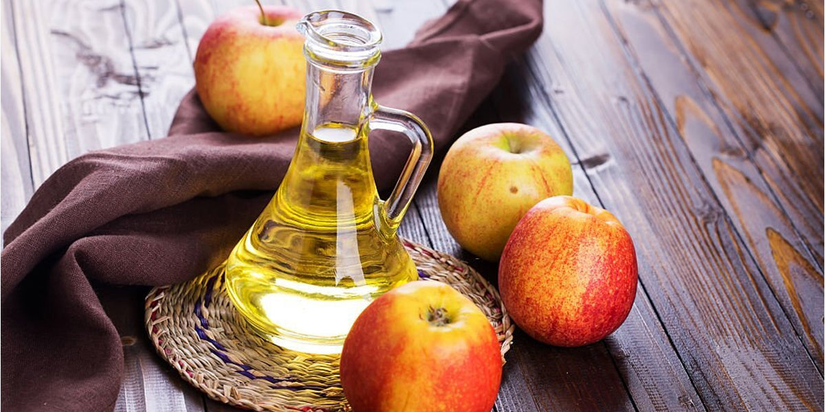 Apple cider vinegar used in hair smoothing serum from Bare Anatomy