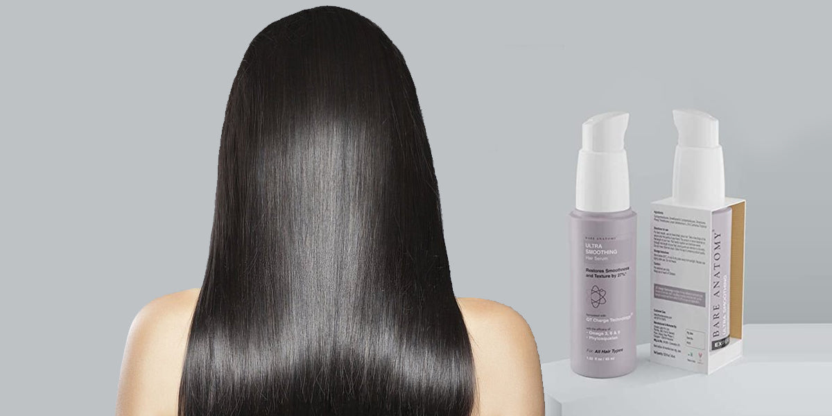 The daily benefits of using hair smoothing serum products from Bare Anatomy