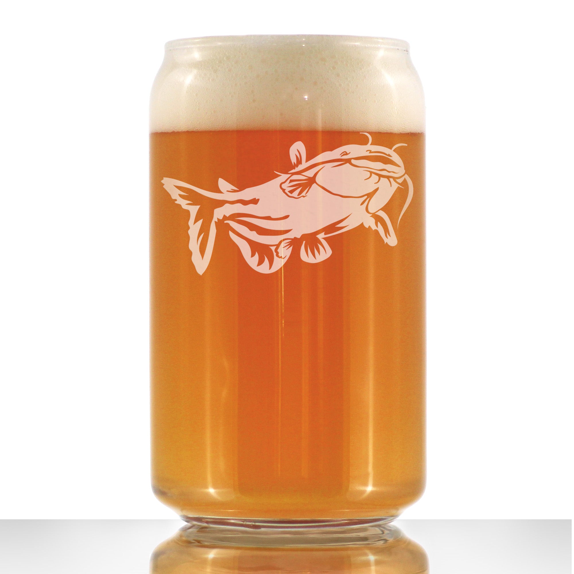 Catfish - Pint Glass for Beer - Catfishing Gifts for Fisherman