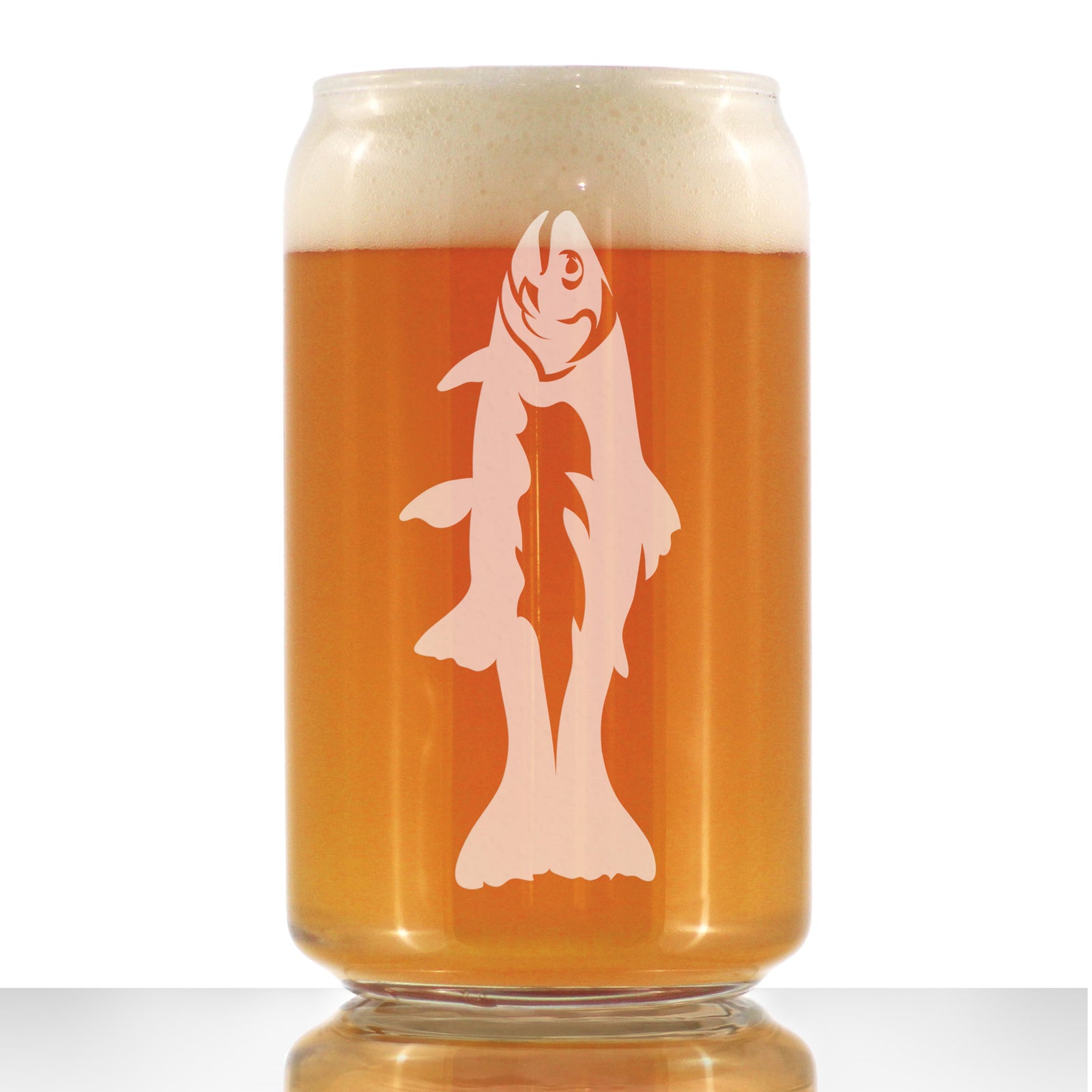 Largemouth Bass - Beer Can Pint Glass - Bass Fishing Gifts for Fisherm -  bevvee