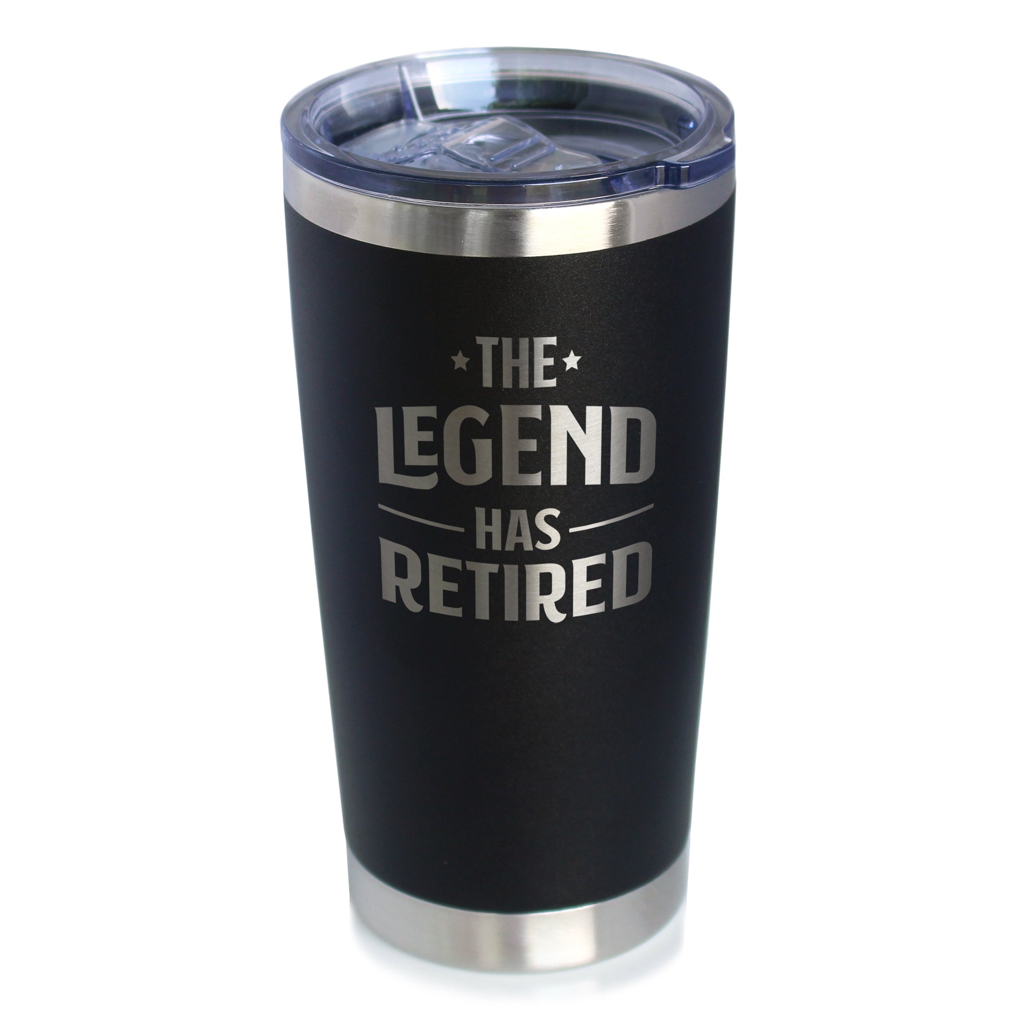 Laser Engraved Authentic YETI Rambler - LEGEND HAS RETIRED