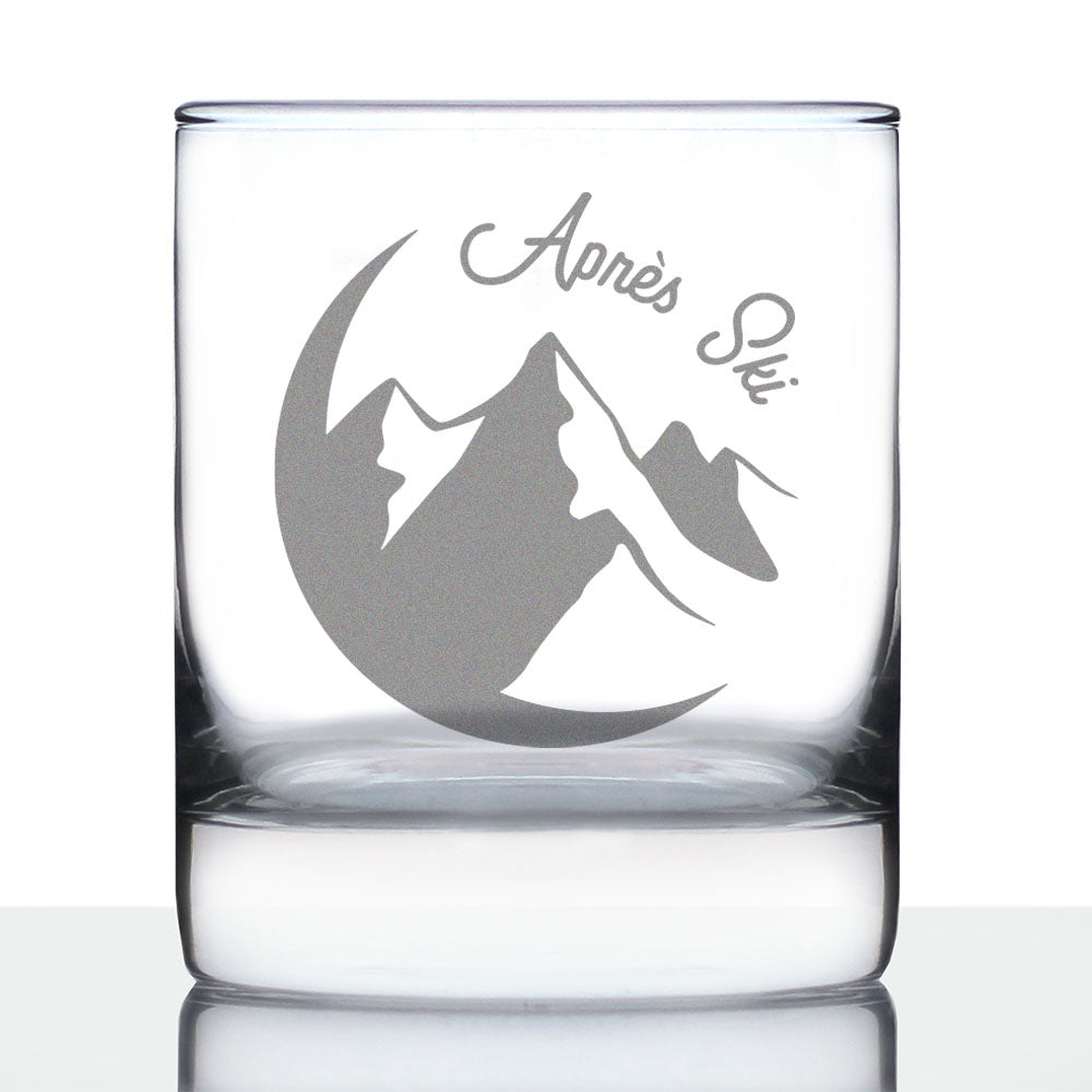 Apres Ski - Stemless Wine Glass - Unique Skiing Themed Decor and Gifts -  bevvee