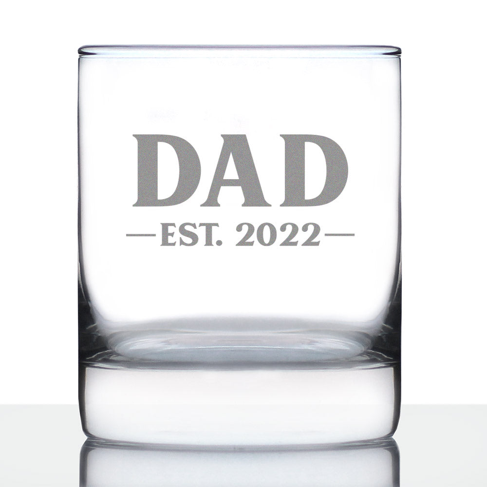 Reel Cool Dad - Funny Whiskey Rocks Glass - Fishing Gifts for Fathers -  bevvee