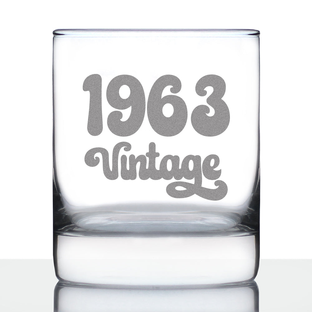 Happy 60th Birthday - Whiskey Rocks Glass Gifts for Men & Women Turnin -  bevvee