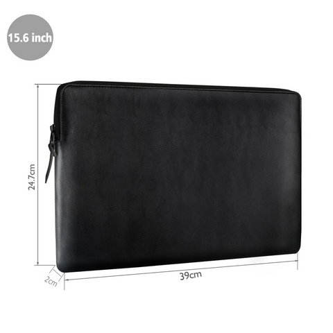 UPERFECT Waterproof Leather Laptop Sleeve Bag Notebook Case