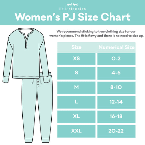 Size Chart - Women's – Little Sleepies