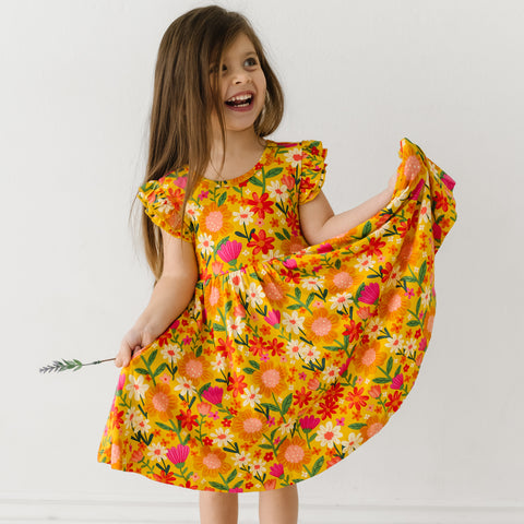 sunny garden twirl dress