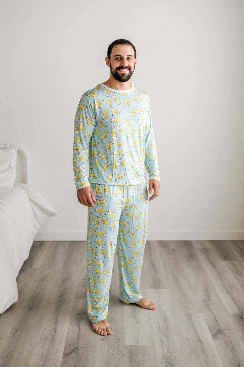 Bananas Men's Bamboo Viscose Pajama Top - Little Sleepies
